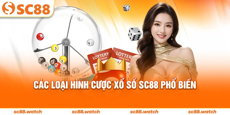 Các loại hình cược xổ số SC88 phổ biến